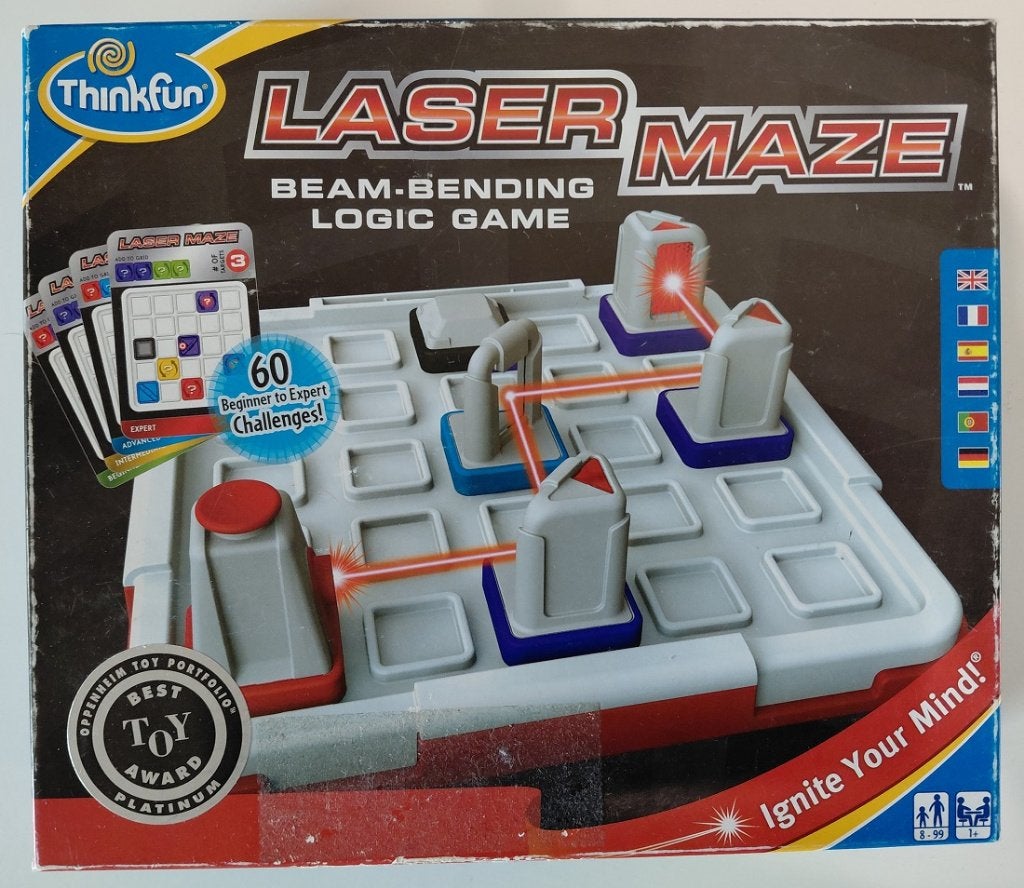 Thinkfun Laser Maze - Beam-Bending Logic Game, Ophalen of Verzenden, Gebruikt, Puzzelen, Met licht