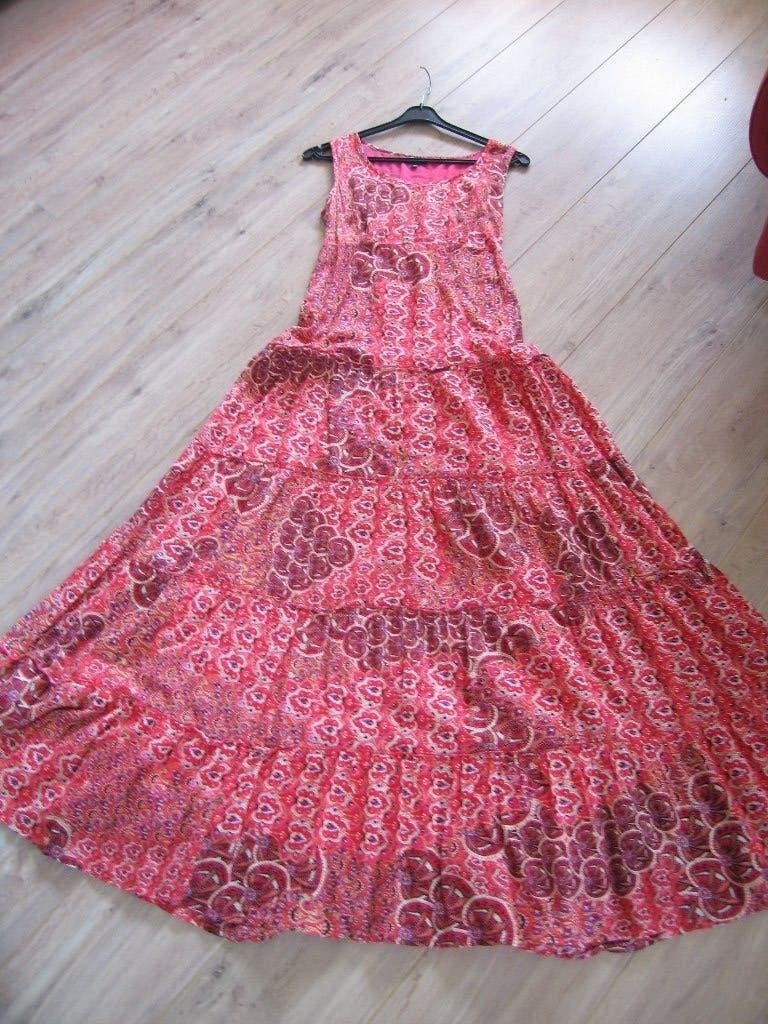Maxi zomer jurk Bohemian style, Maat 38/40 (M), Coline, Ophalen of Verzenden, Zo goed als nieuw