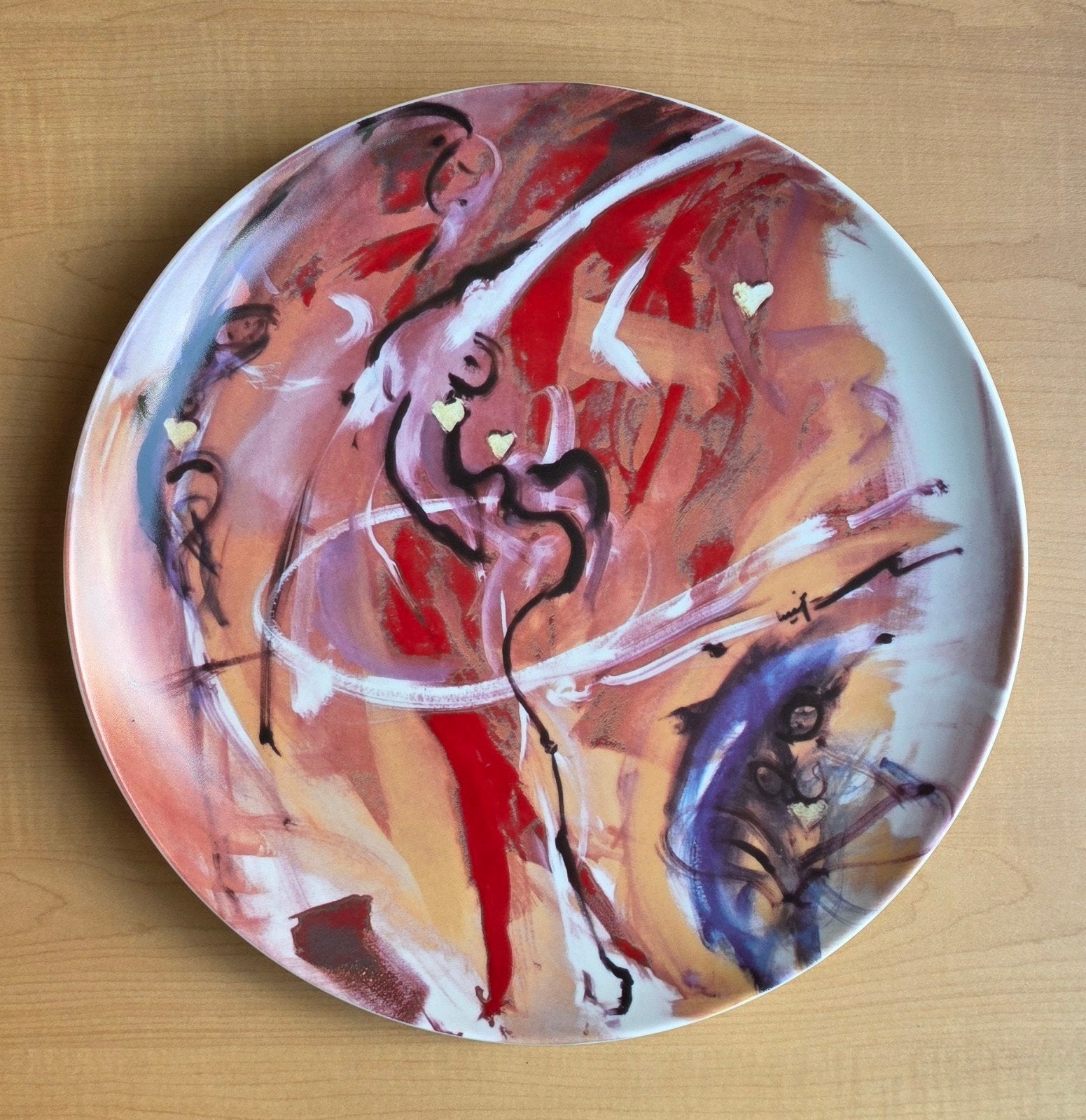 Uniek:  nr.1/9  Kunstbord "Hartstocht" Ingeborg van Nierop, Ophalen of Verzenden