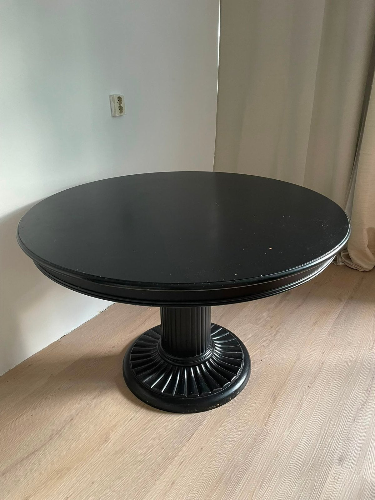 Mooie ronde eettafel, 100 tot 150 cm, Rond, Ophalen of Verzenden, Zo goed als nieuw