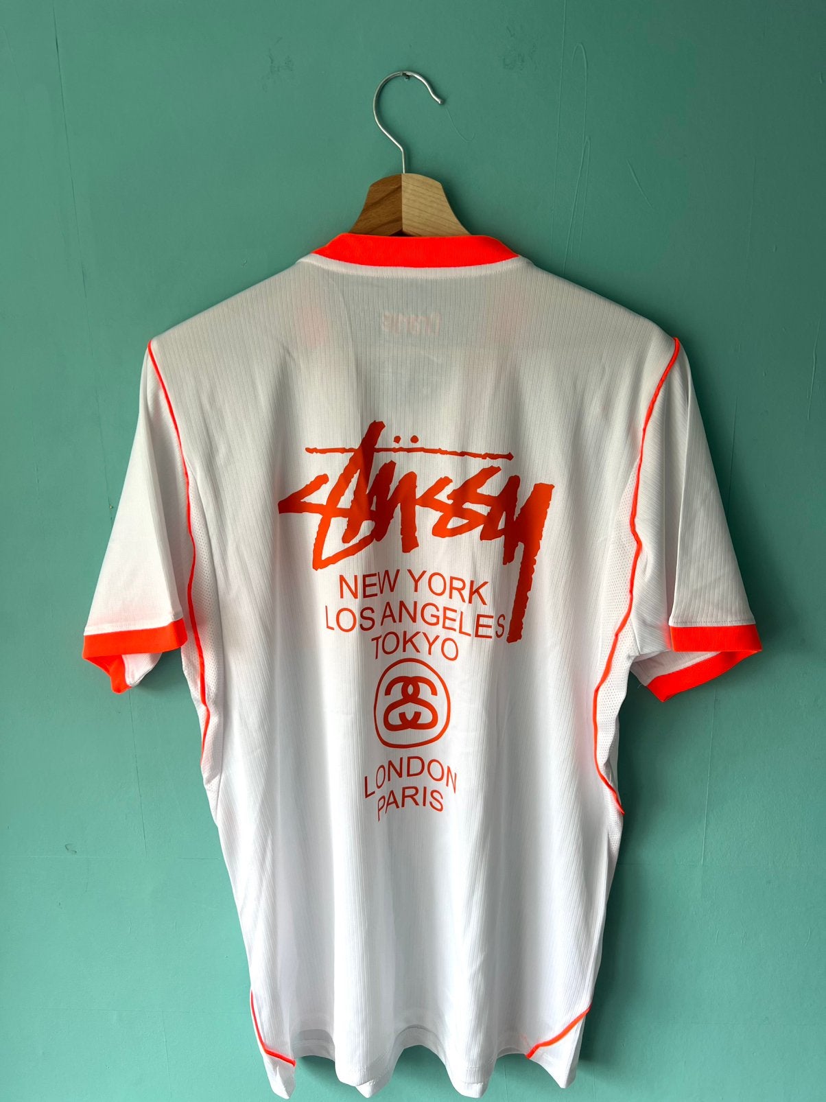 Nederlands elftal uitshirt WK 2026 Stüssy  Maat L, Maat 52/54 (L), Nieuw, Oranje, Ophalen of Verzenden