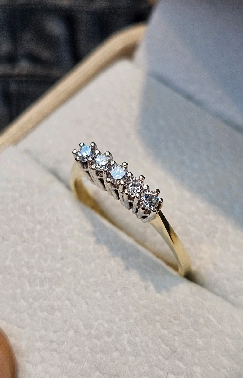 Diamant 14k gouden ring 0.30ct
