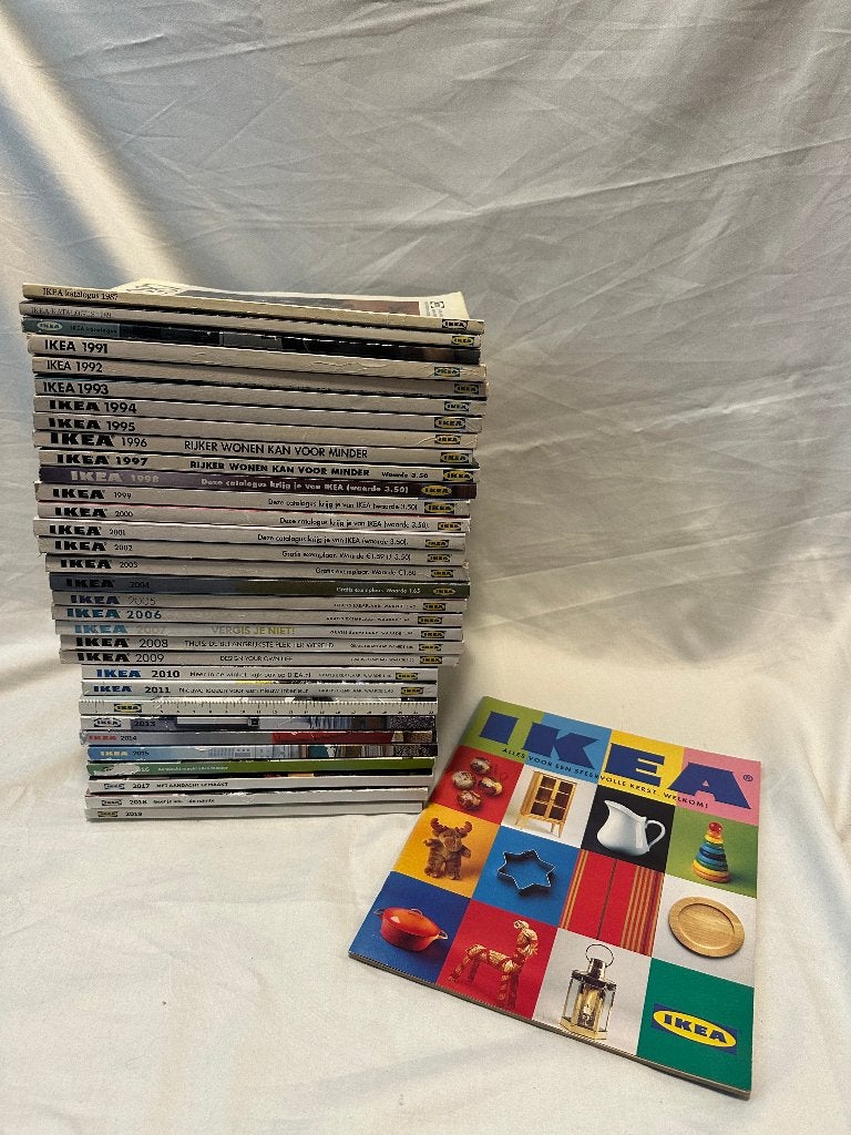 Ikea catalogussen 1987+1989 tm 2019 -ALLEEN IN 1 KOOP, Boeken, Ophalen of Verzenden, Gelezen, Catalogus