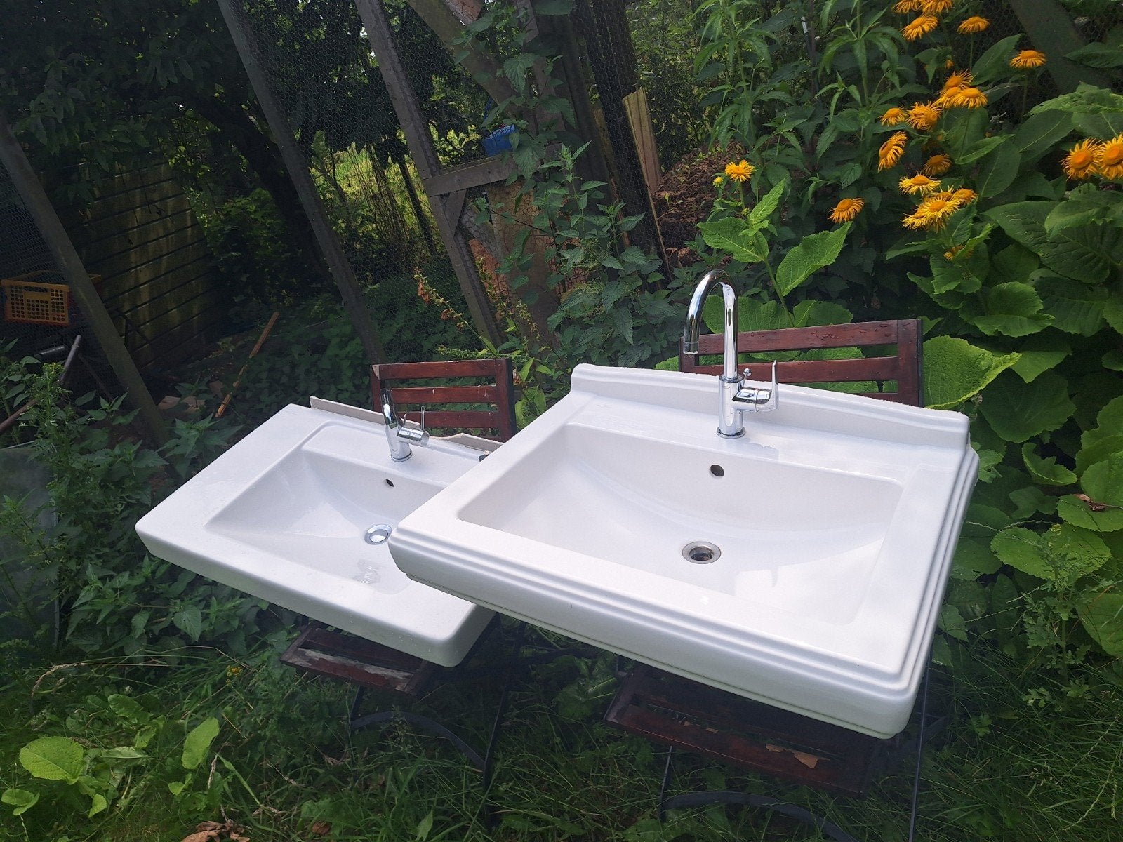 Villeroy & Boch wastafels 2x, Huis en Inrichting, Badkamer | Badkamermeubels, Ophalen, 50 tot 100 cm, Zo goed als nieuw, Minder dan 100 cm