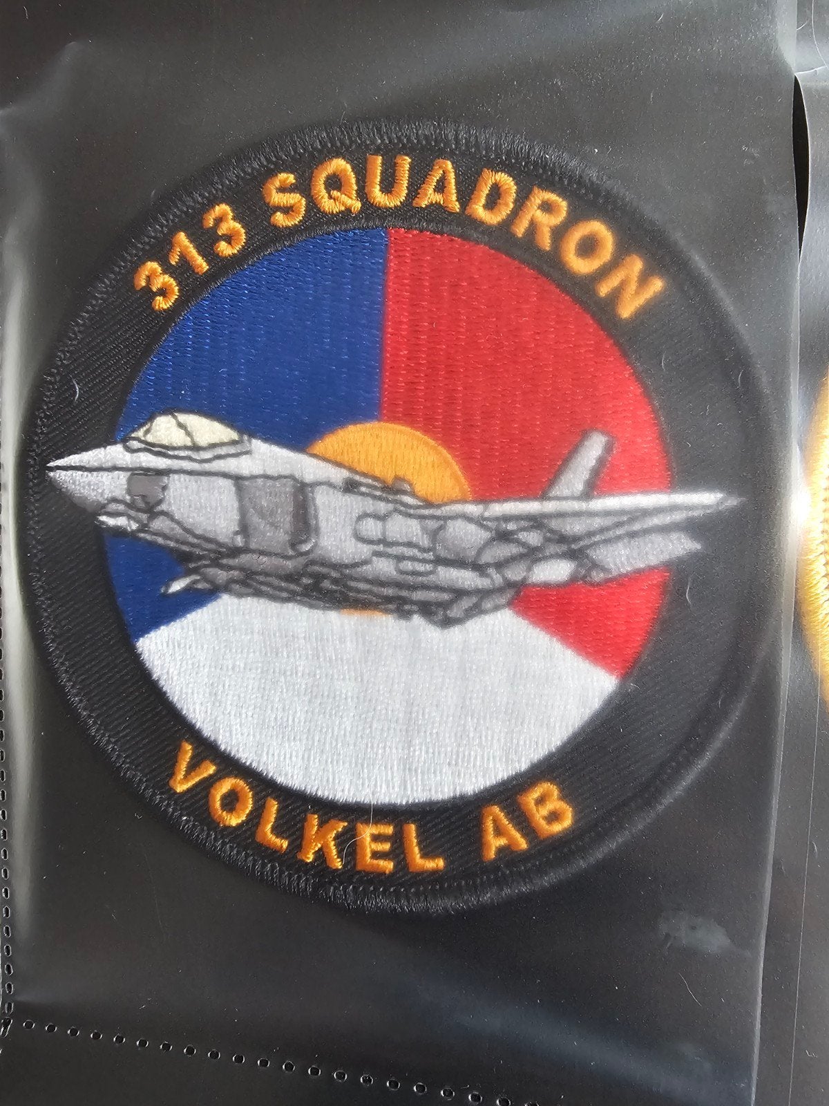 313 squadron, Ophalen of Verzenden, Zo goed als nieuw, Patch, Badge of Embleem