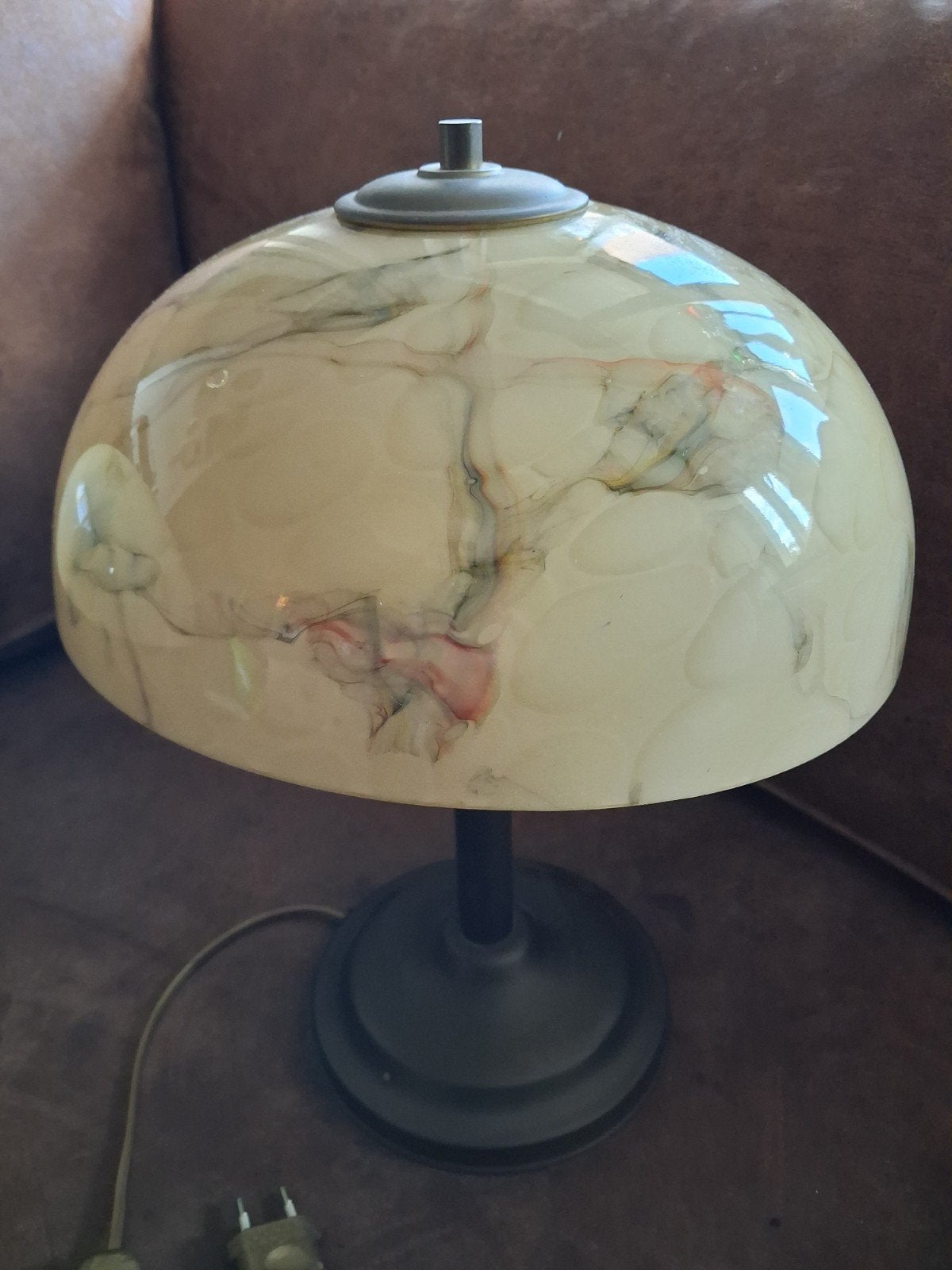 2 antieke,mooie lampen,helaas in een 2 scheurtjes, Ophalen of Verzenden