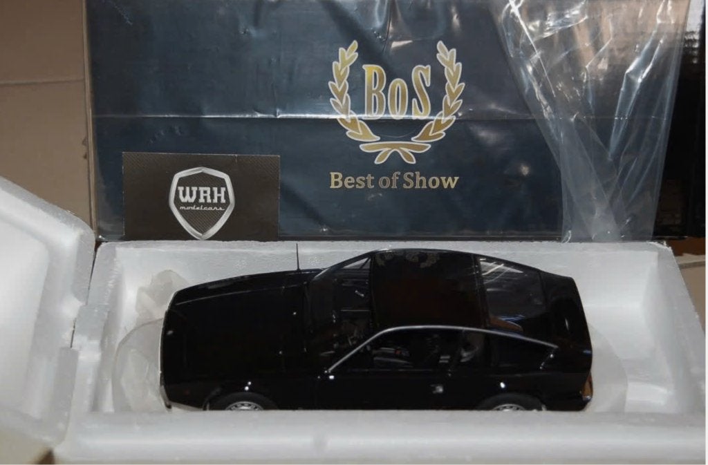 1:18 ALFA ROMEO JUNIOR ZAGATO black BOS models BOS184 WRH, Hobby en Vrije tijd, Modelauto's | 1:18, Verzenden, Zo goed als nieuw