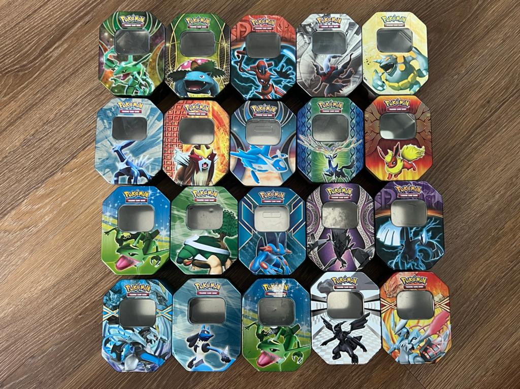 Lege Pokémon TCG Tin boxen, Ophalen of Verzenden, Zo goed als nieuw, Boosterbox