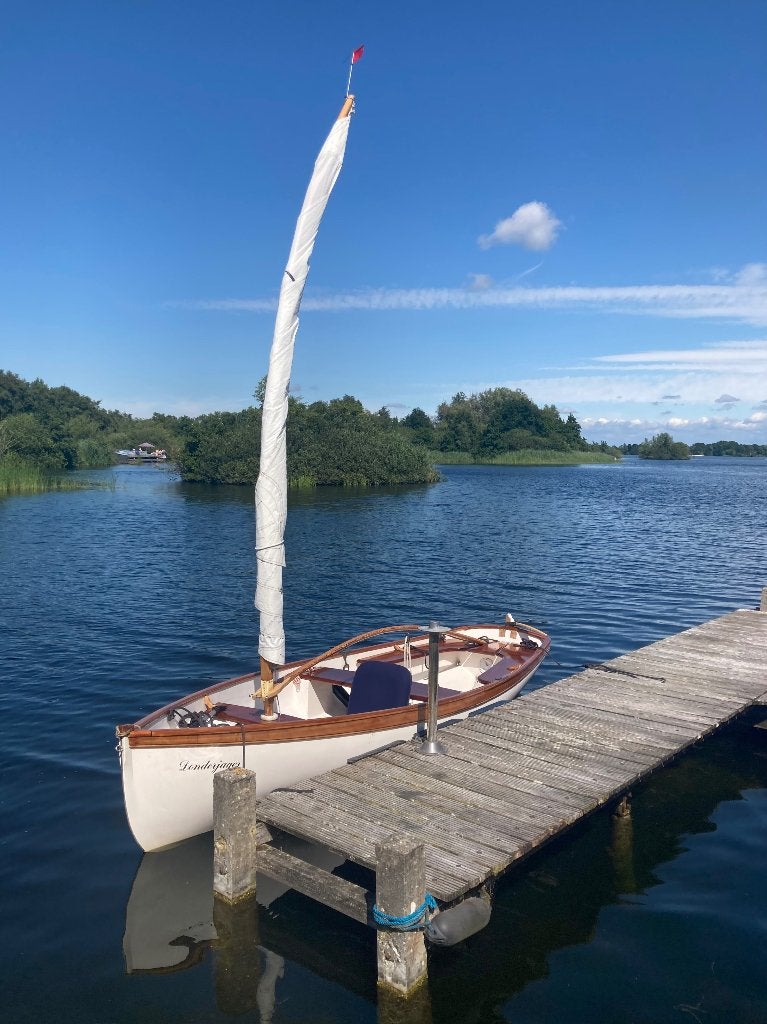 Unieke roei-/zeilboot Volante 15, Watersport en Boten, Ophalen, Polyester, Dekzeil