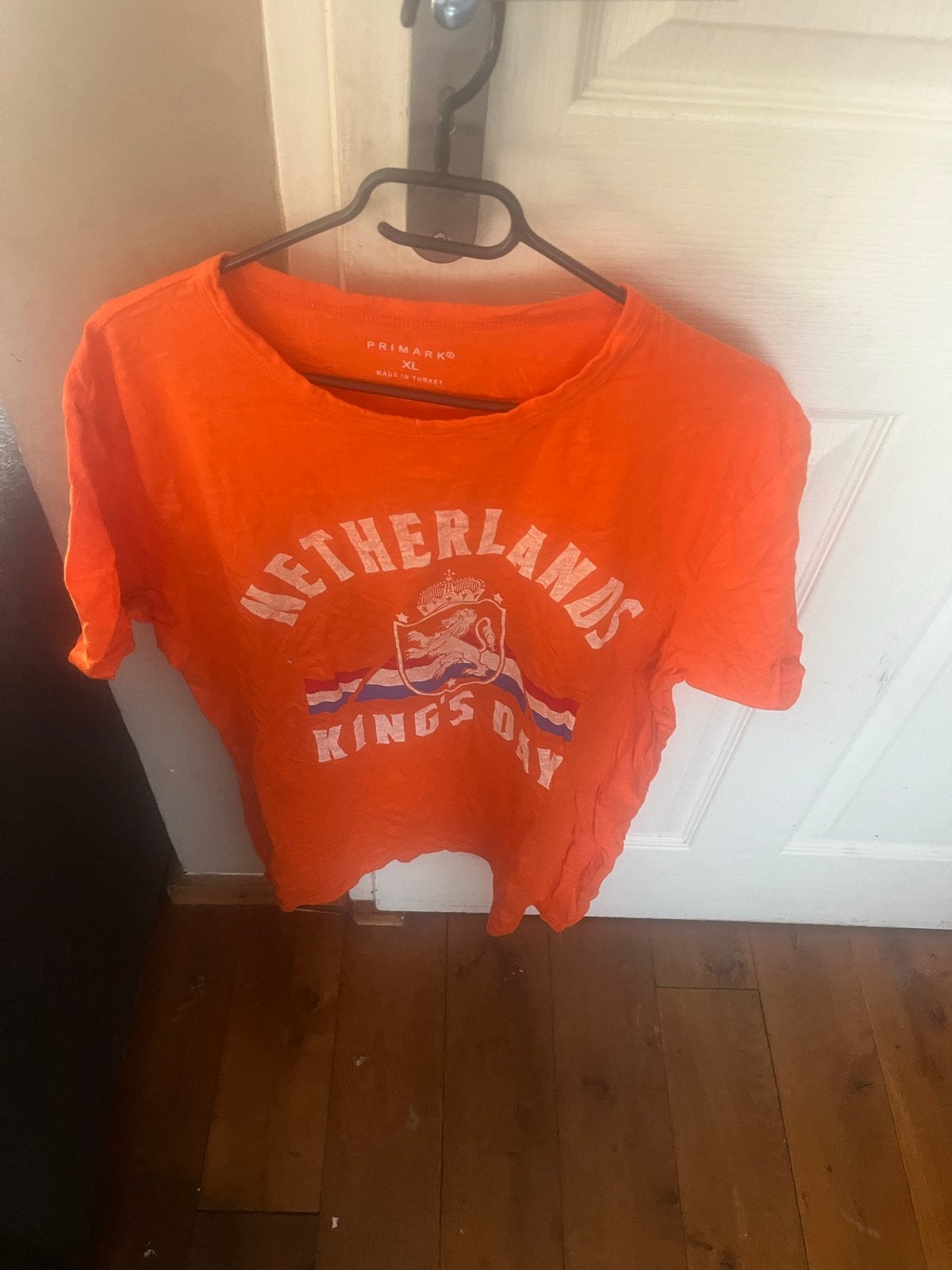 Oranje Nederland WK/Koningsdag Shirt XL - Primark, Kleding | Heren, T-shirts, Ophalen of Verzenden, Gedragen, Maat 56/58 (XL)