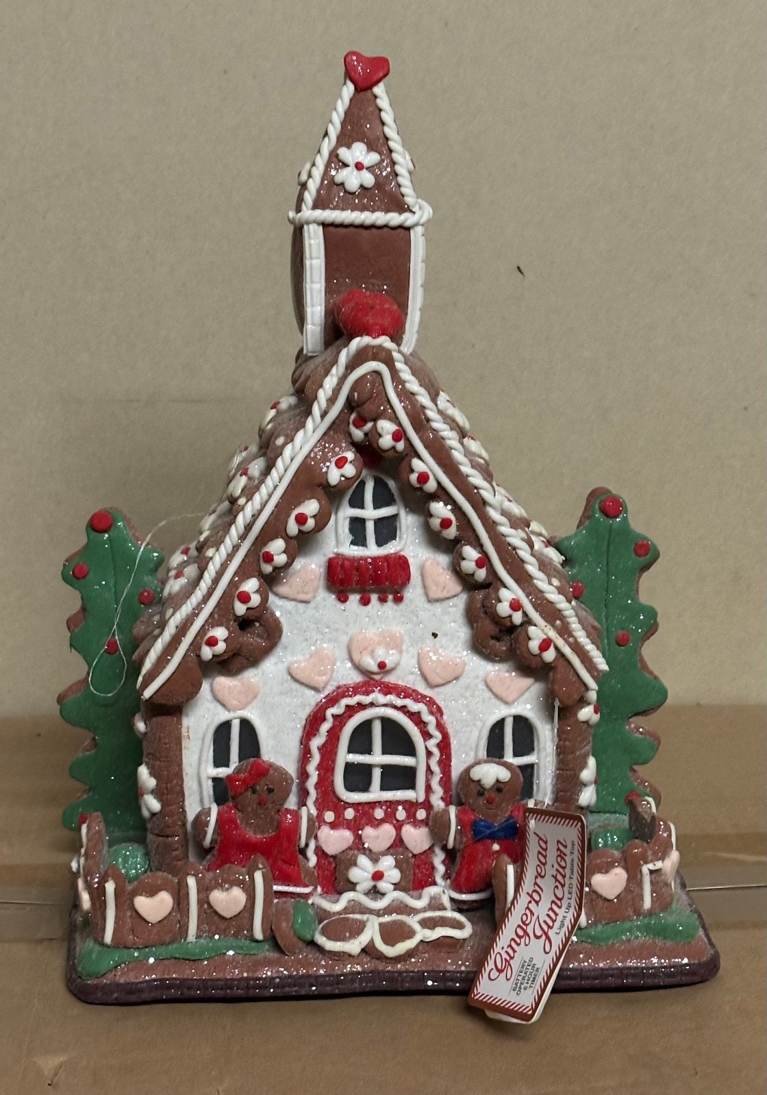 Gingerbread Junction Kerkje LED, Diversen, Ophalen of Verzenden, Nieuw