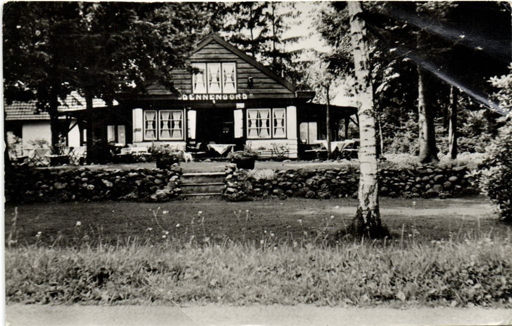 Theehuis Dennenoord, Vasse - 1961 gelopen, Ophalen of Verzenden, 1960 tot 1980, Gelopen, Overijssel