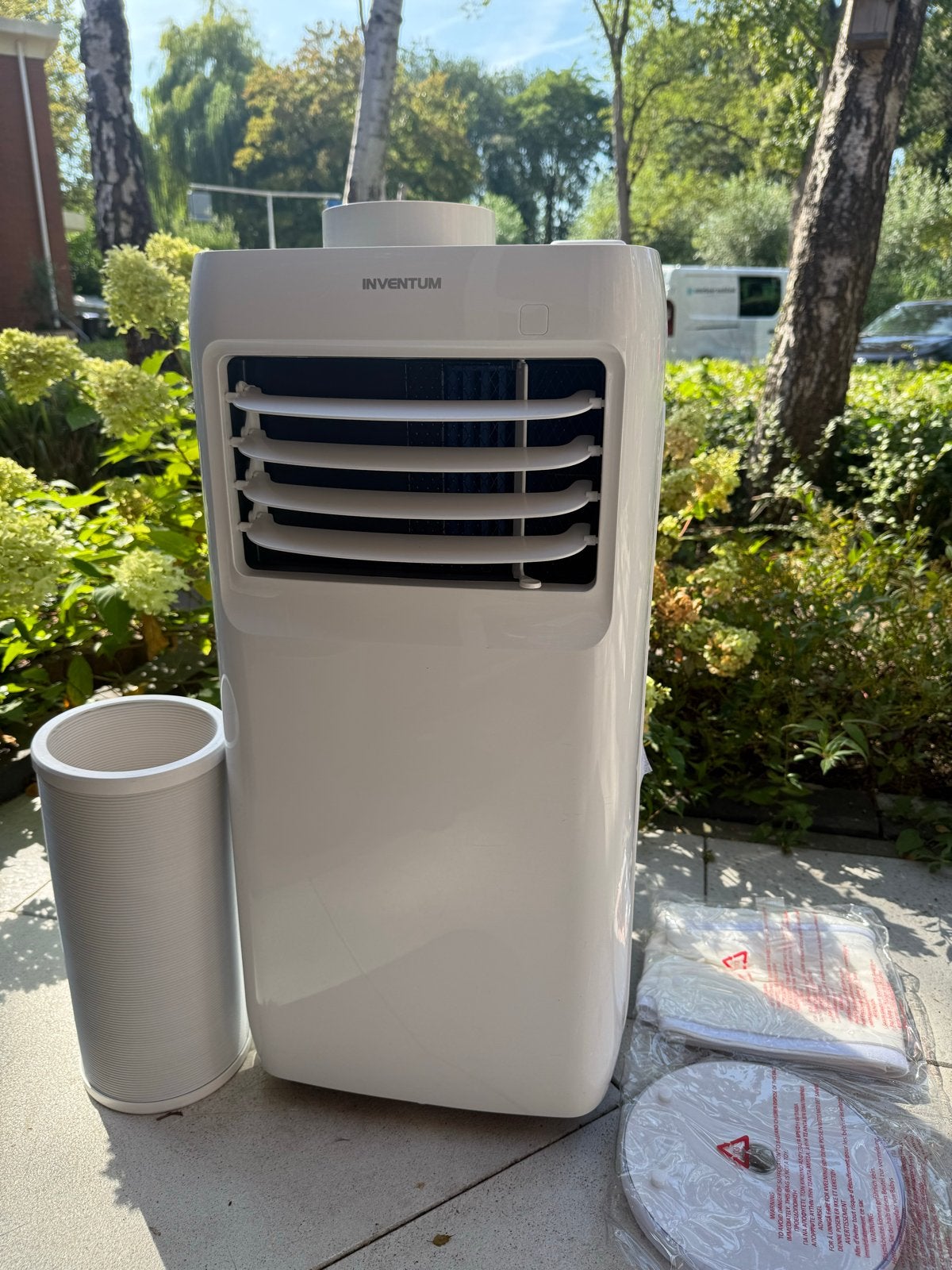 Inventum airco – Zo goed als nieuw, compleet, Witgoed en Apparatuur, Airco's, Minder dan 60 m³, 3 snelheden of meer, Ophalen of Verzenden