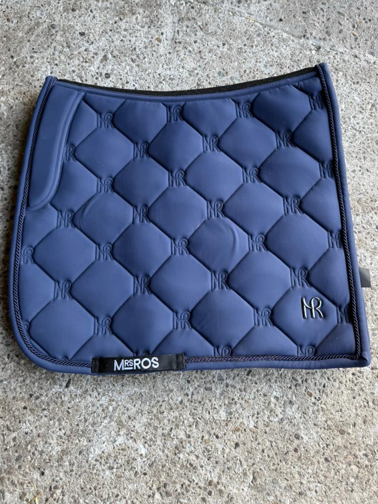 Mrs Ross dekje blauw dressuur full, Full (L), Ophalen of Verzenden, Zo goed als nieuw, Ruggengraat vrij
