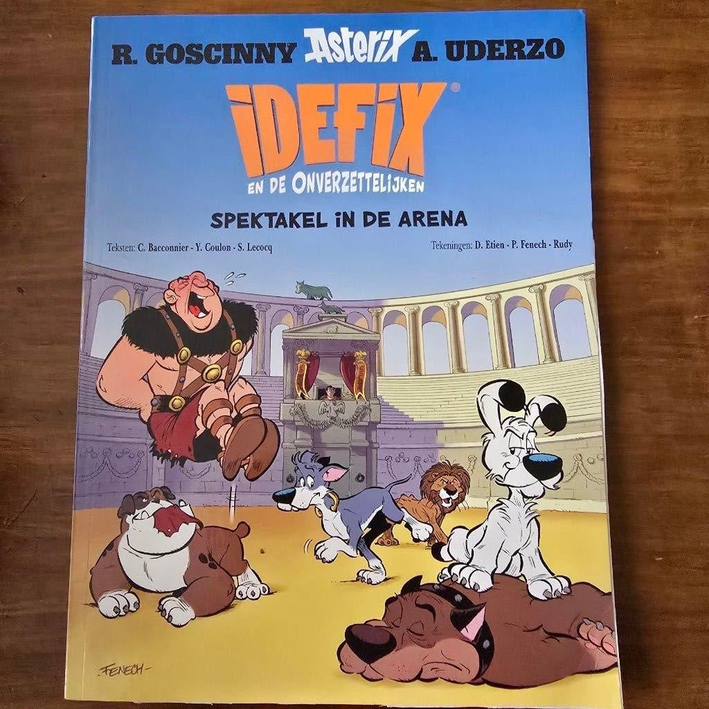 Idefix en de onverzettelijken  Spektakel in de Arena, Boeken, Eén stripboek, Ophalen of Verzenden, Zo goed als nieuw, Bacconnier, Coulon en Lecocq
