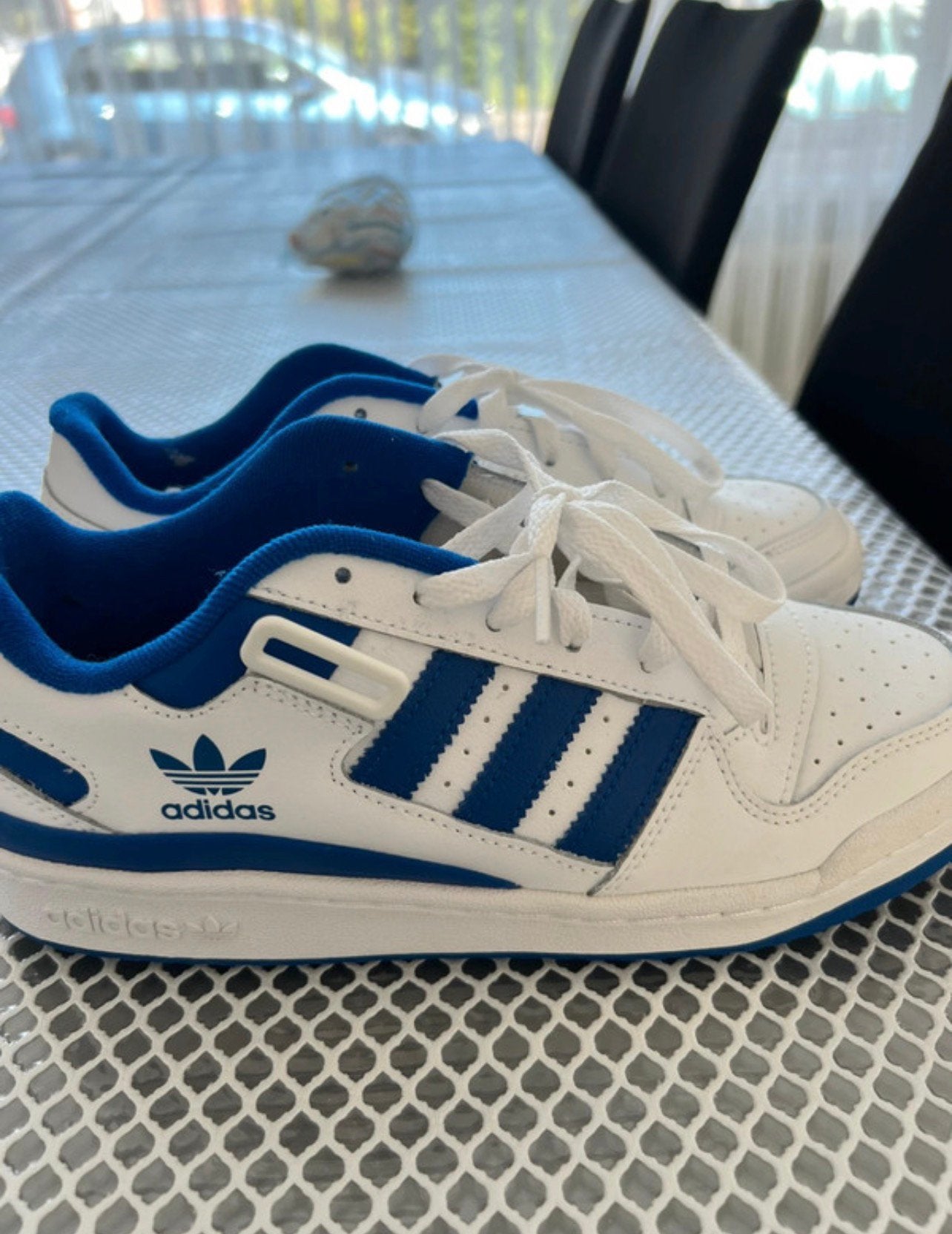 Adidas dames schoen, Verzenden, Wit, Sneakers of Gympen, Zo goed als nieuw