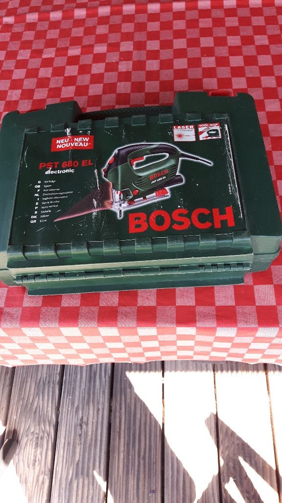 Bosch decoupeerzaagmachine PST680EL Electronic, Ophalen of Verzenden, Zo goed als nieuw, Zaag, Bosch