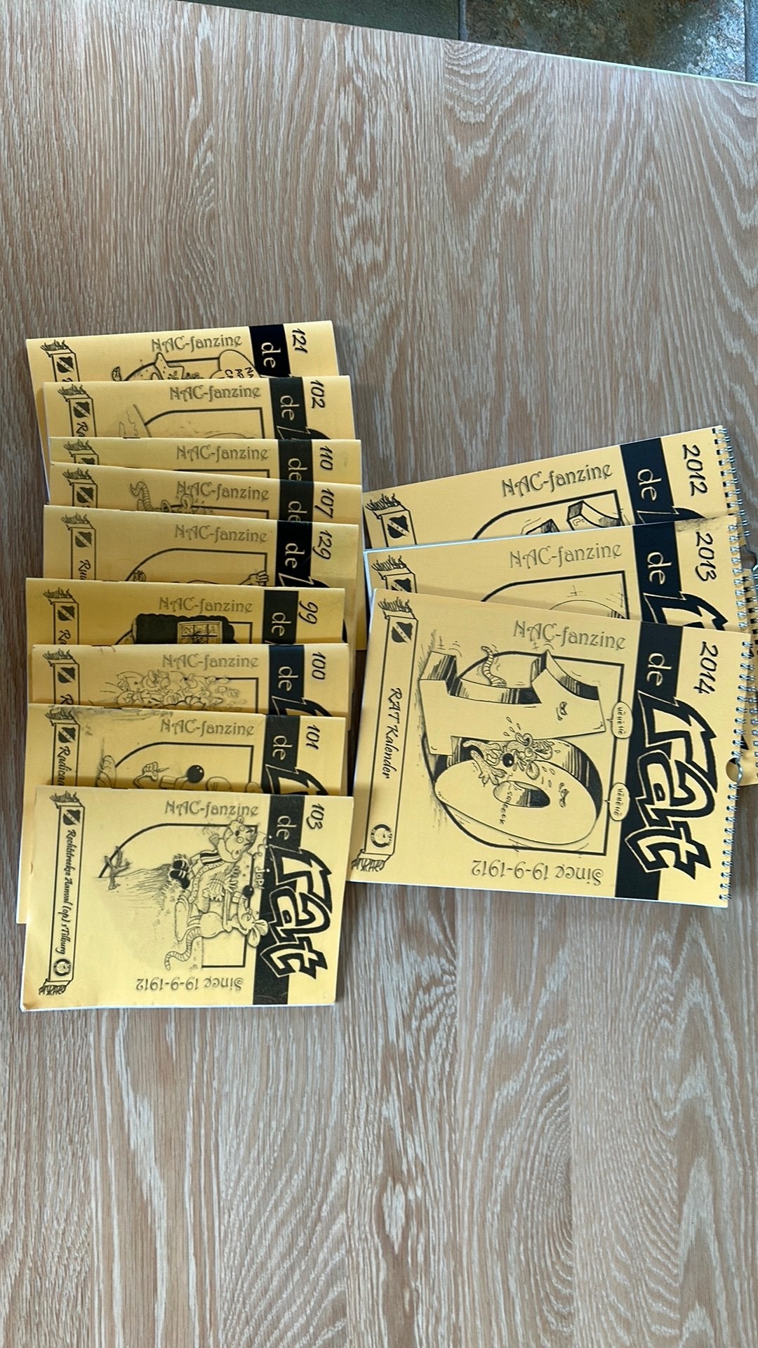 Fanzine De Rat en kalenders, Ophalen of Verzenden, Zo goed als nieuw, Buitenlandse clubs