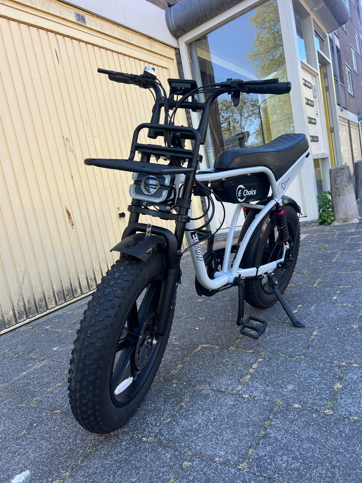 E-Choice E007 Fatbike - Zo goed als nieuw, Zo goed als nieuw, 51 tot 55 cm, 50 km per accu of meer, Ophalen