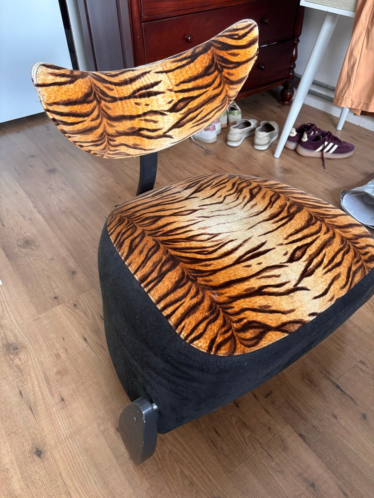 2 Panterprint Stoelen in Goede Conditie, Ophalen, Gebruikt, Twee, Overige kleuren