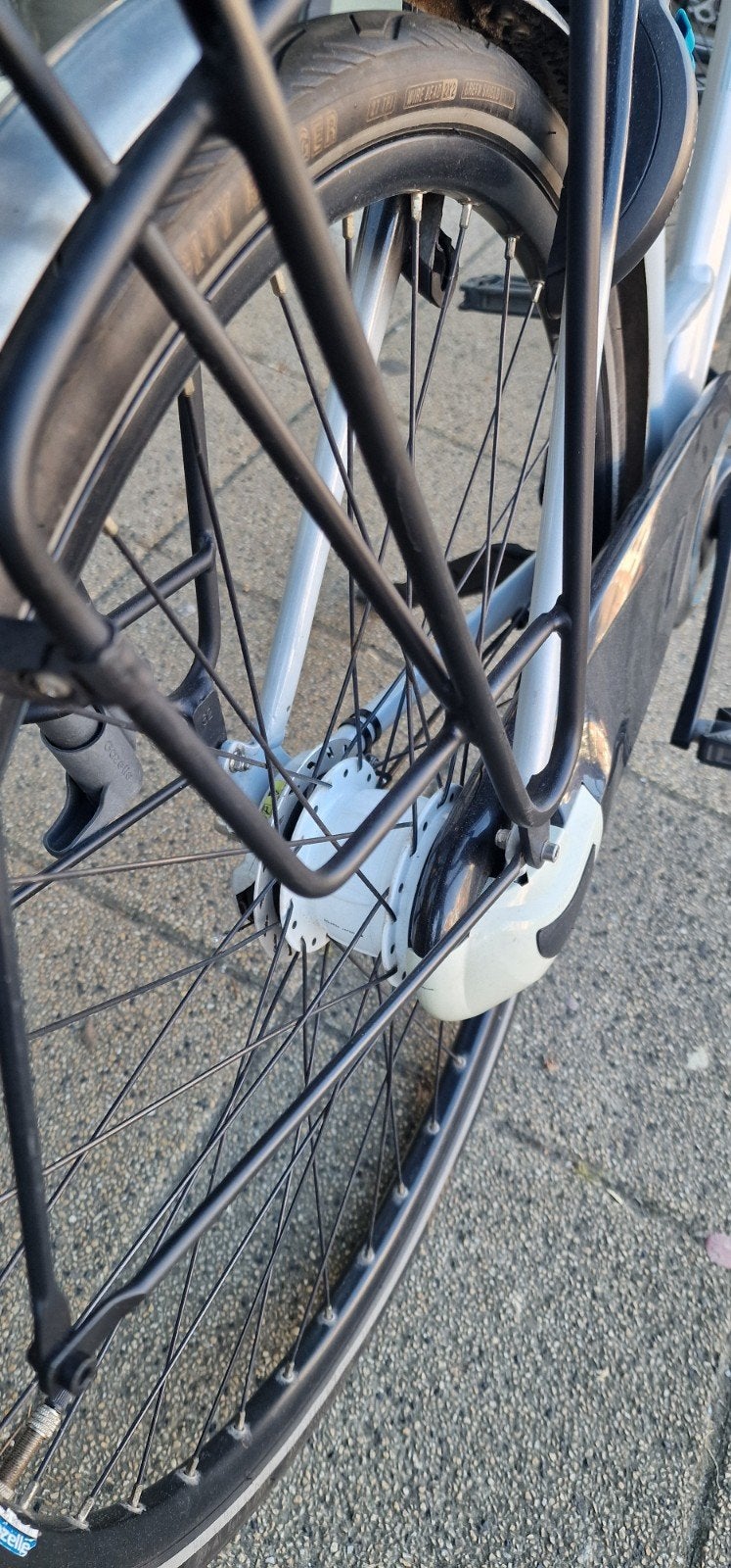 Gazelle Eclipse C8 LTD Damesfiets 57 cm - Zilver/Zwart, Versnellingen, Zo goed als nieuw, Gazelle, Trommelrem