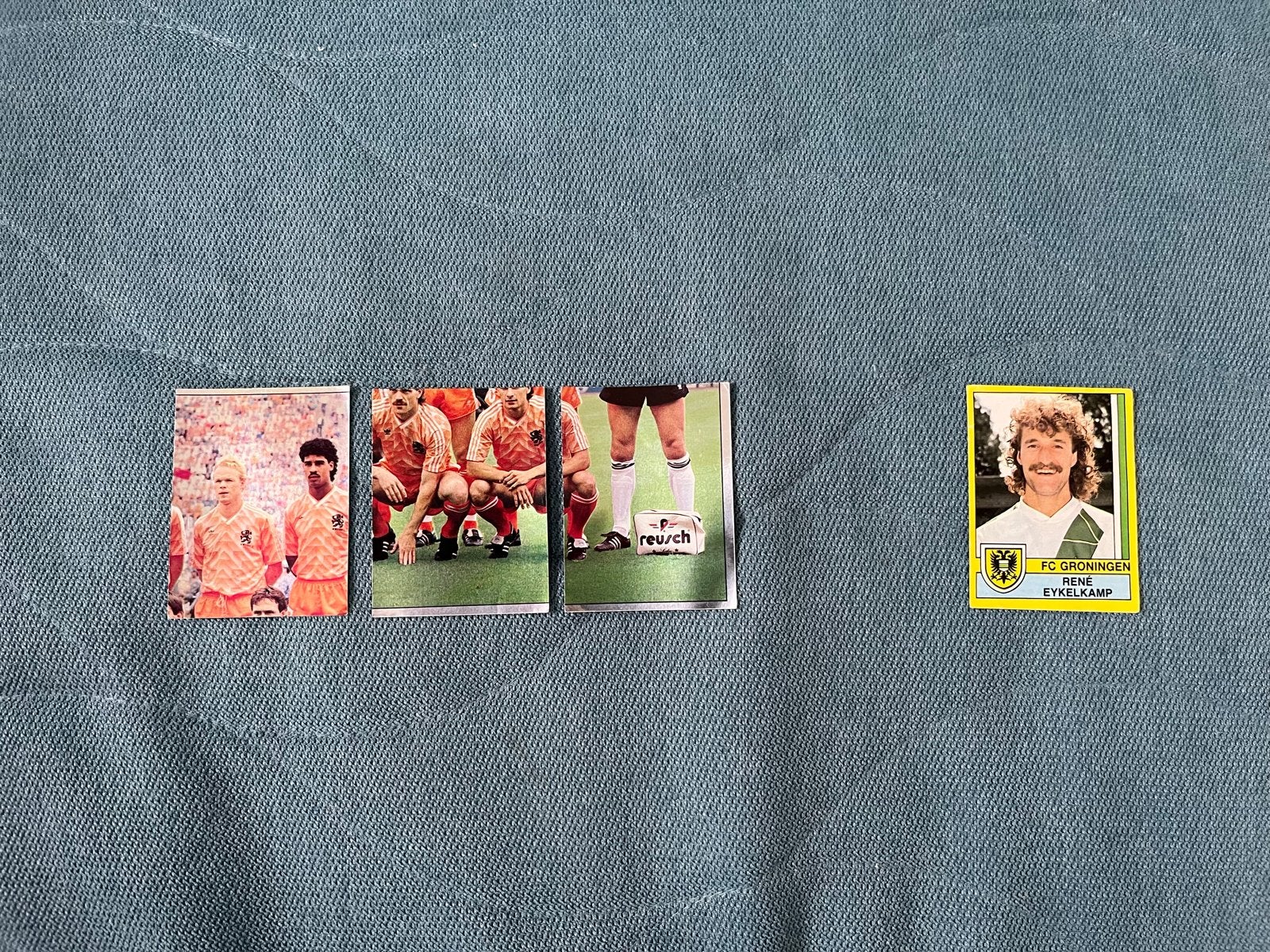 Voetbalplaatjes Panini '89 en '90 - René Eijkelkamp FC Groni, Ophalen of Verzenden, Gebruikt, Overige binnenlandse clubs, Poster, Plaatje of Sticker
