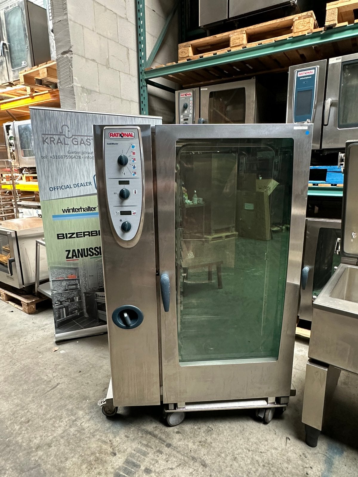 Rational CM202G Propaangas Catering uitvoering 40 x 1/1GN, Ophalen, Ovens, Magnetrons en Steamers