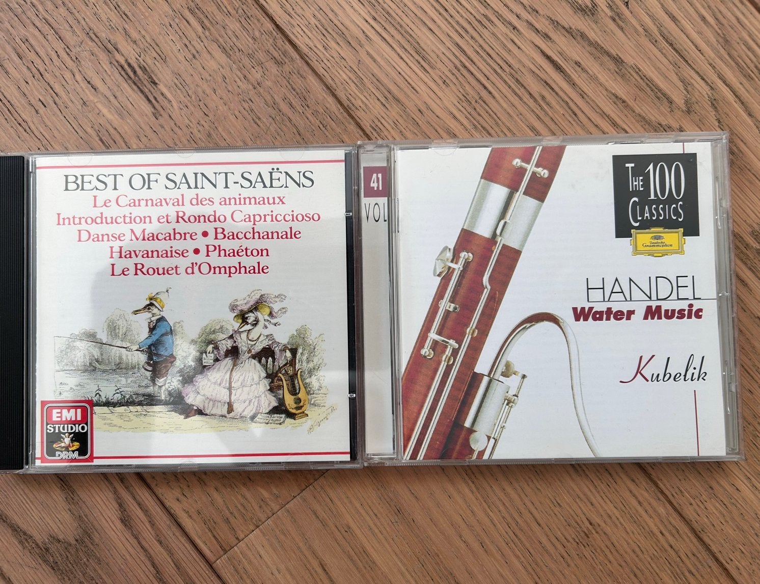 Klassieke CD's: Bach, Vivaldi, Tsjaikovski, Händel, Saint-Sa, Ophalen of Verzenden, Zo goed als nieuw, Orkest of Ballet, Inclusief doosje