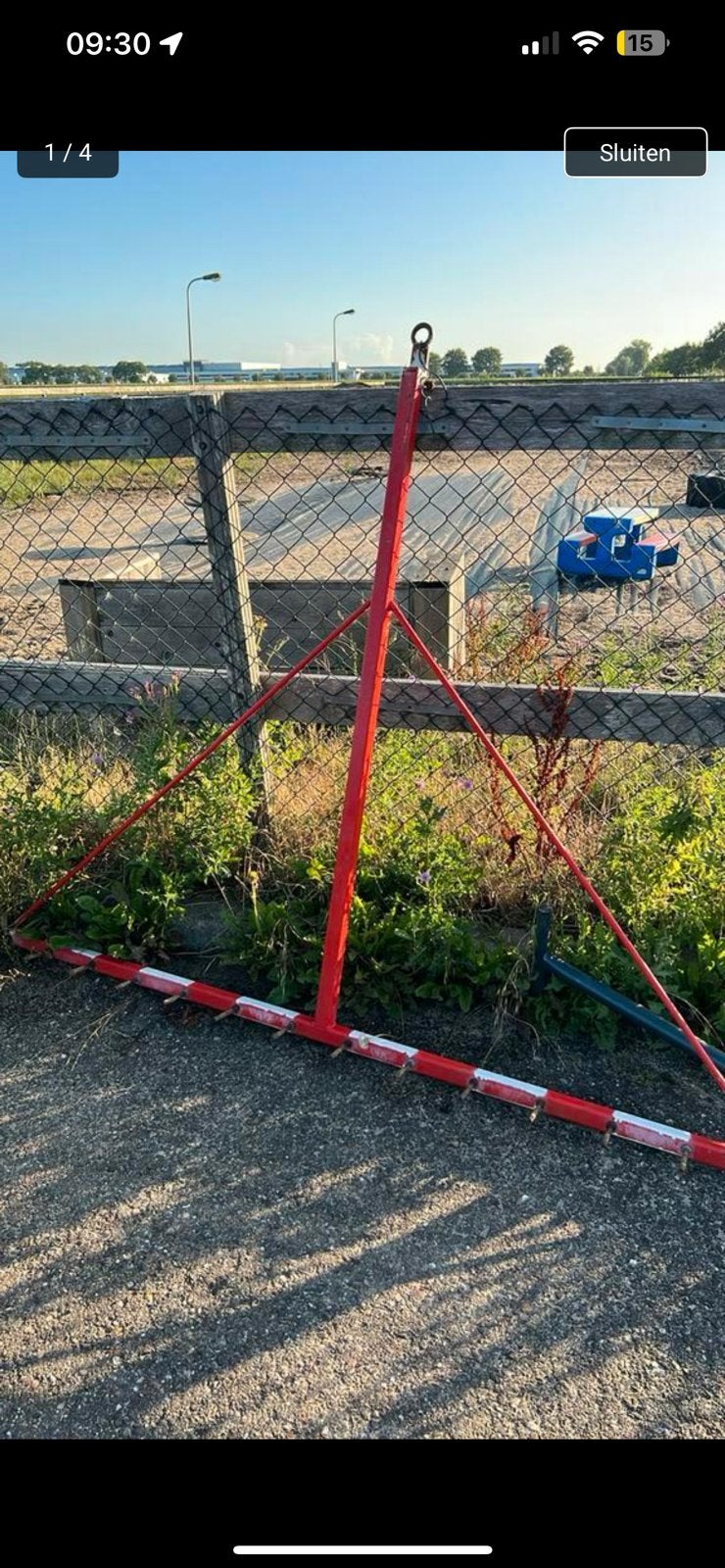 Paardenbak egaliseren., Ophalen, Zo goed als nieuw, Overige typen, Minder dan 2 meter