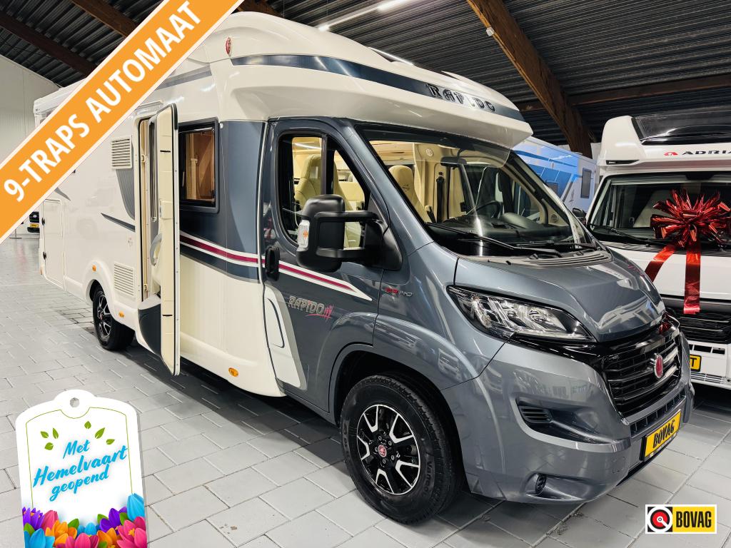 Rapido Premium 696 F Automaat Face to Face 2020, Caravans en Kamperen, Automaat, Ringverwarming, Fiat, Afzuigkap