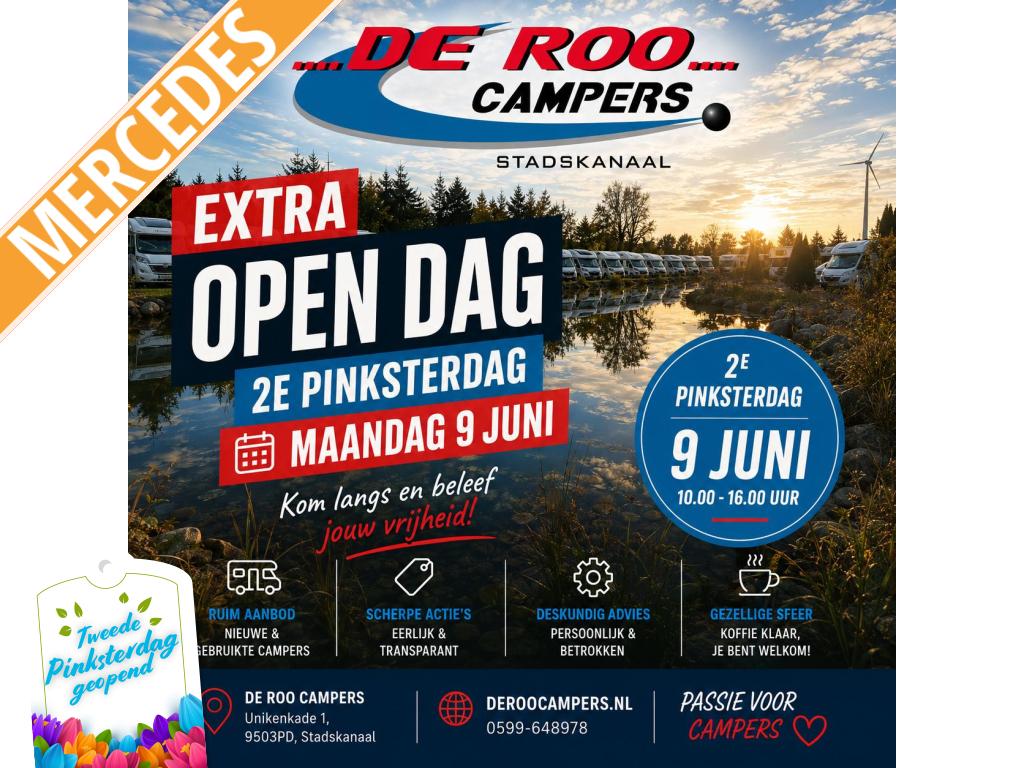 Adria Coral Supreme 670 SL - Mercedes camper - lengtebedden, Standaard zit, Airbags, Vloeistofverwarming, 7 tot 8 meter