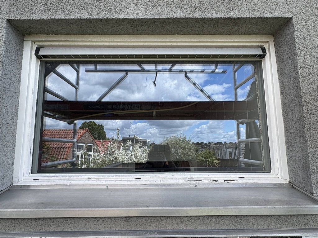 kozijn met glas, Ophalen, Gebruikt, Inclusief glas, 225 cm of meer