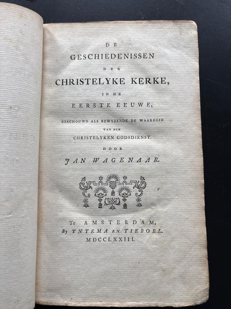 De Geschiedenissen der Christelyke Kerke - Jan Wagenaar, Ophalen, Gelezen, Christendom | Protestants