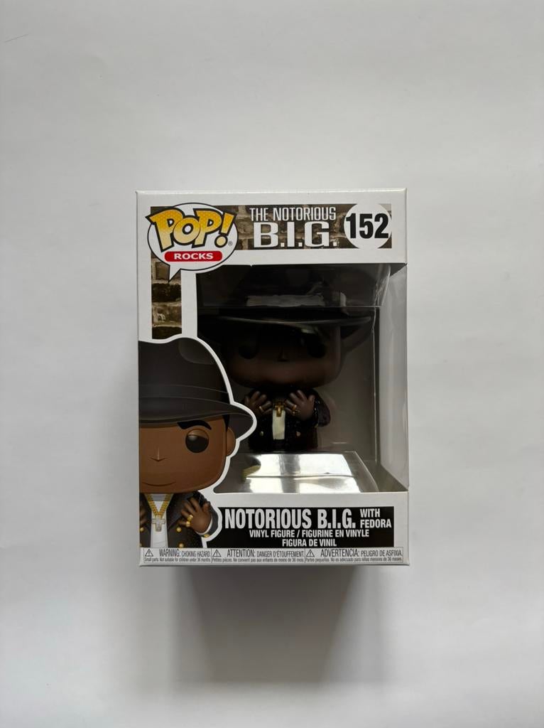 Funko pop notorious big #152, Ophalen of Verzenden, Zo goed als nieuw, Zilver, Overige merken