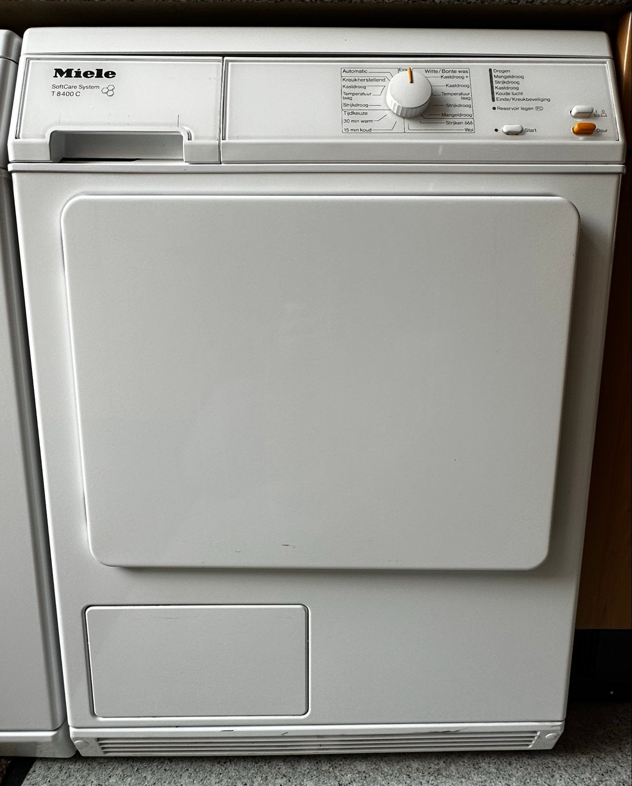 Miele T8400C Condensdroger, Witgoed en Apparatuur, Ophalen, 6 tot 8 kg, Gebruikt, Voorlader