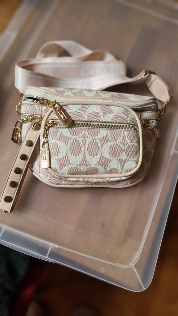 Crossbody bag, Sieraden, Tassen en Uiterlijk, Ringen, Ophalen of Verzenden, Zo goed als nieuw, Beige, Dame