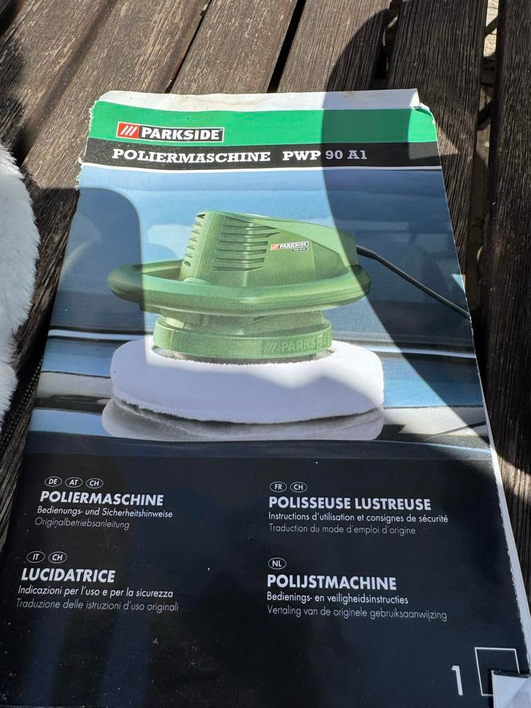 Parkside PWP 90 A1 Polijstmachine - Zo goed als nieuw, Ophalen, Zo goed als nieuw, Minder dan 600 watt, Overige typen