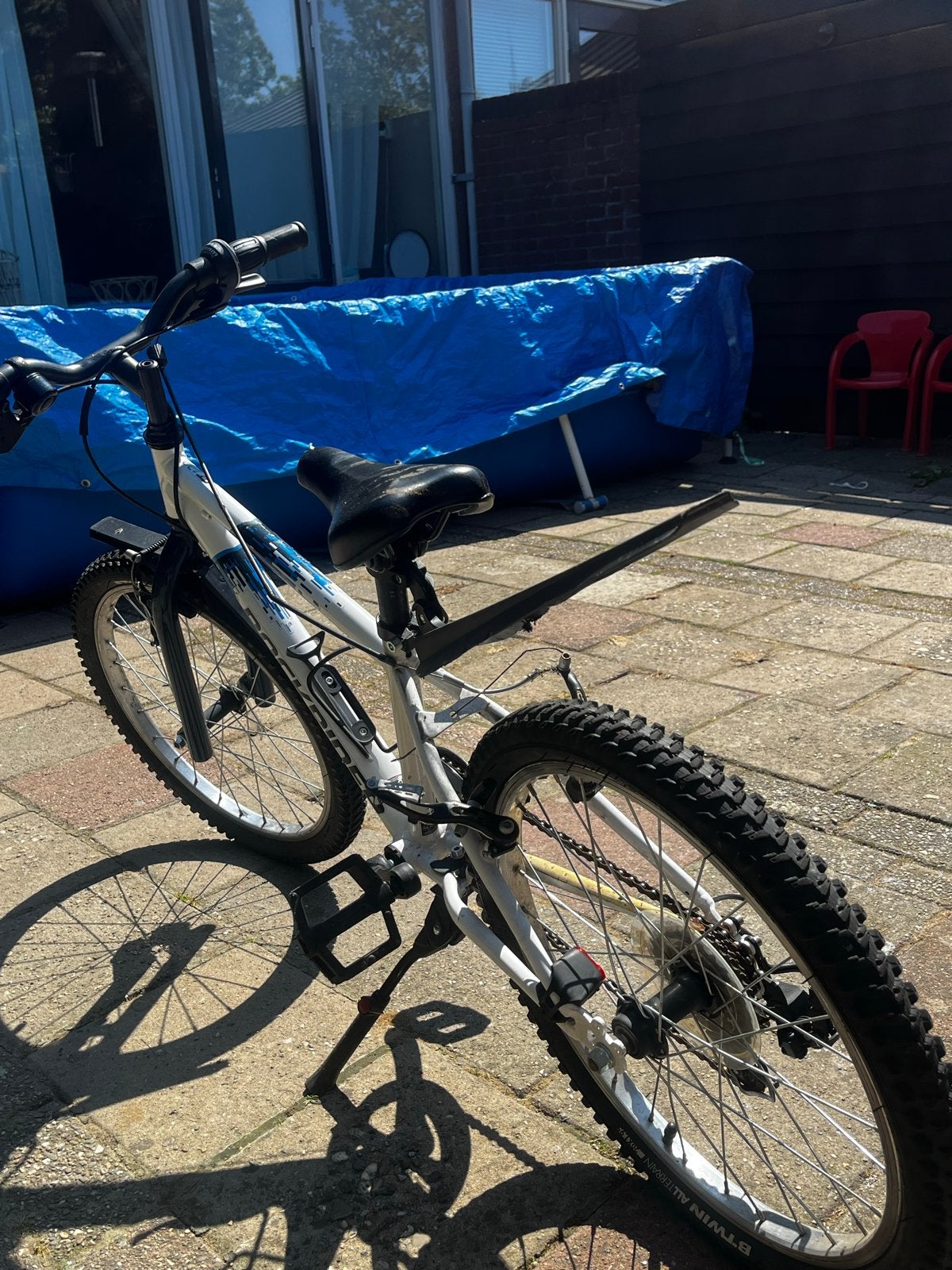 Kinderfiets B'Twin Rockrider 20 inch - Gebruikt, Ophalen of Verzenden, Gebruikt, Velgrem, 20 inch of meer