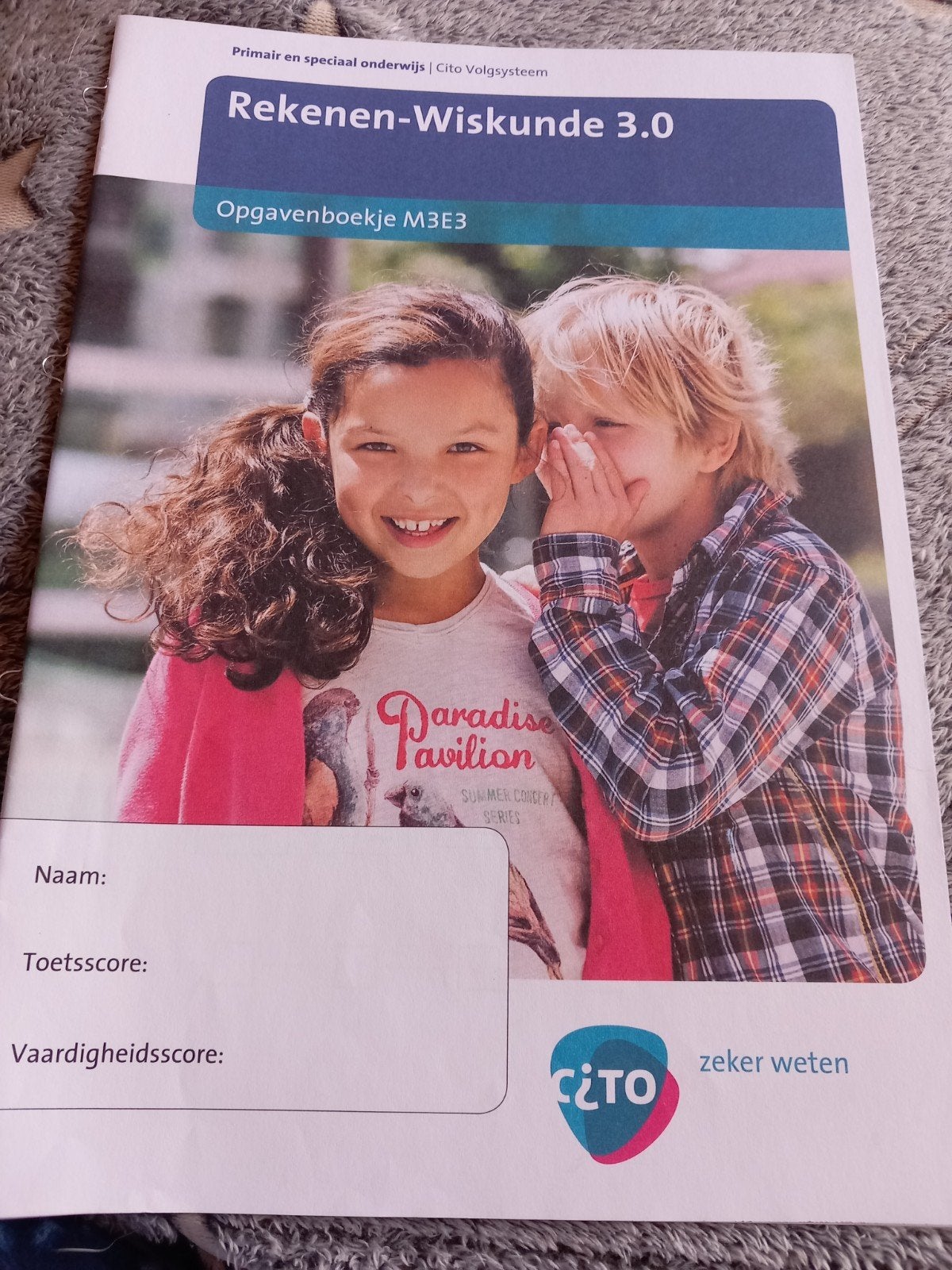 Groep 3 Cito Rekenen-Wiskunde 3.0 OpgavenboekM3E3 citotoets, Boeken, Schoolboeken, Ophalen of Verzenden, Gelezen, Overige niveaus
