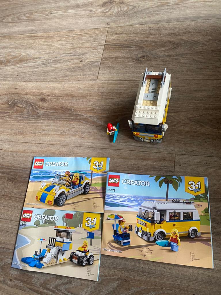 LEGO Creator Sunshine Surfer 3 in 1 set- Niet compleet, Kinderen en Baby's, Speelgoed | Bouwstenen, Gebruikt, Overige merken, Ophalen