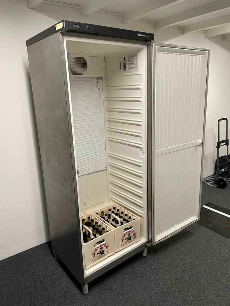 638L Grote Liebherr RVS Horeca koelkast op wielen, Witgoed en Apparatuur, Koelkasten en IJskasten, Ophalen, 200 liter of meer
