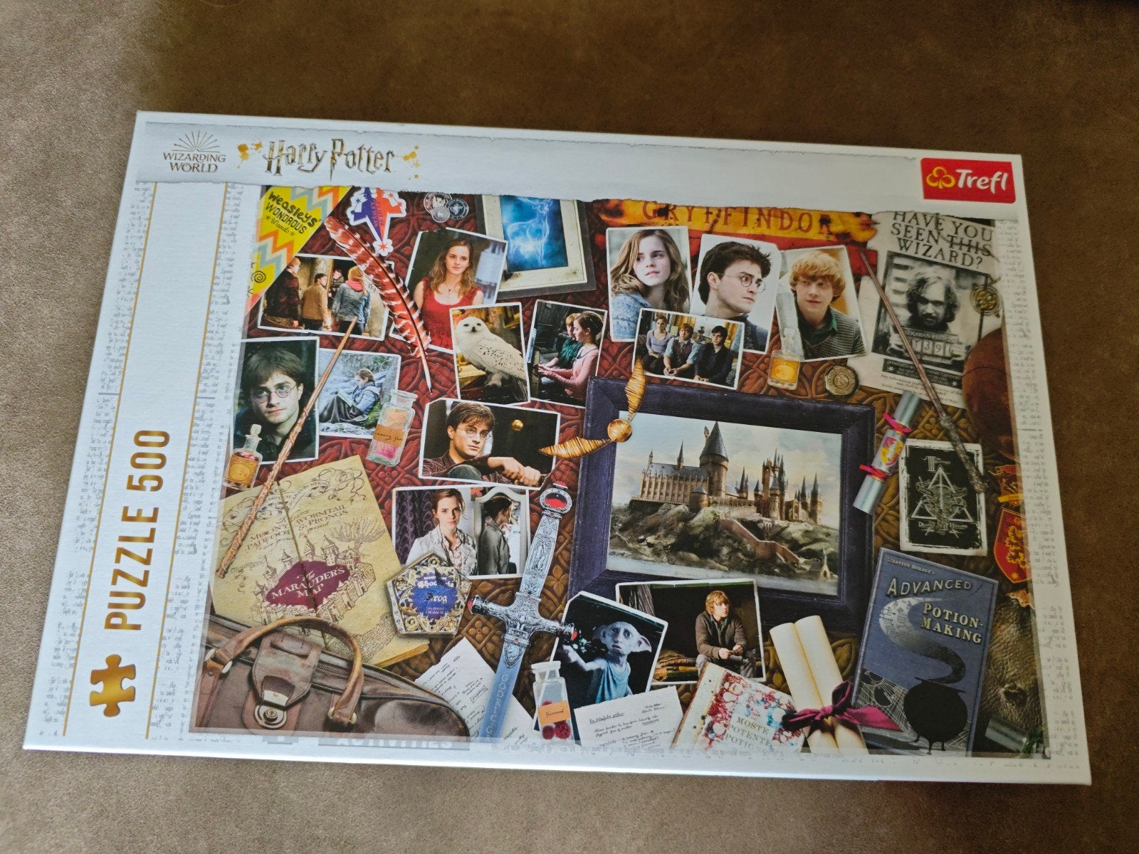 Harry Potter Legpuzzel 500 stukjes - Trefl, Ophalen of Verzenden, 500 t/m 1500 stukjes, Zo goed als nieuw, Legpuzzel