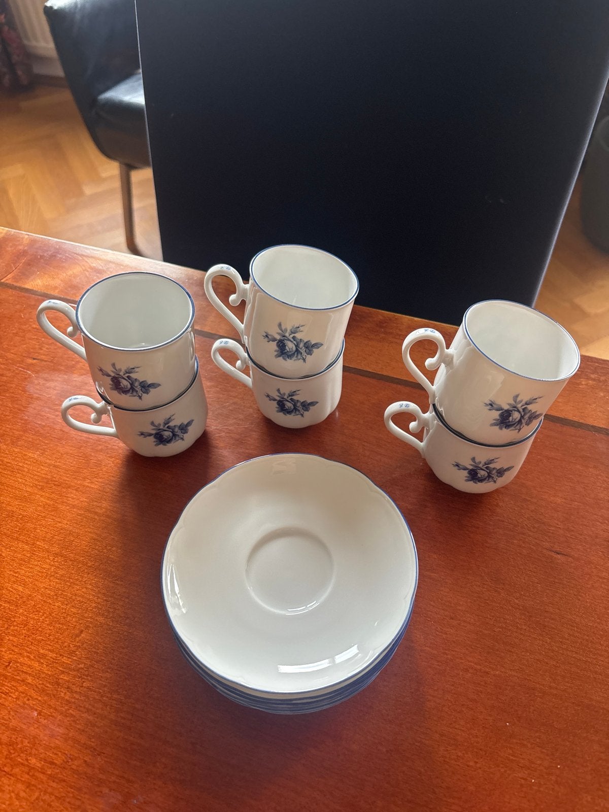 Set van 6 Helkama Waidmann Bavaria kopjes en schotels, Ophalen