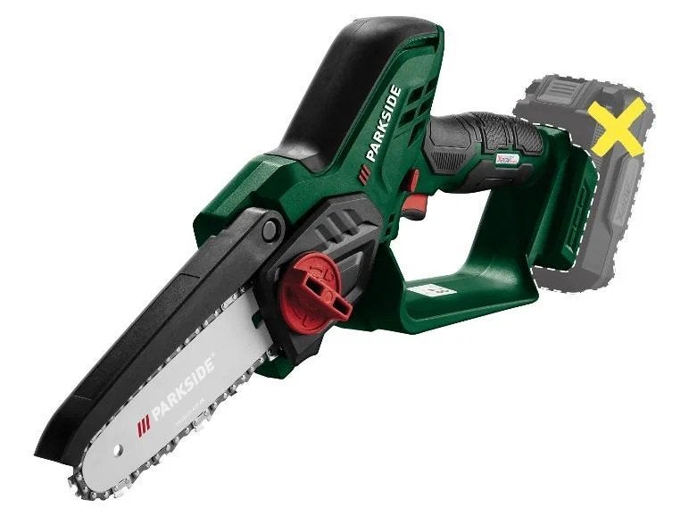 Parkside 20v Accu minikettingzaag, Ophalen of Verzenden, Nieuw, Overige soorten, Parkside