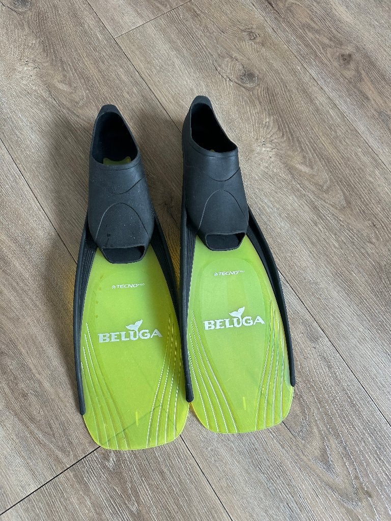 Beluga flippers zwemvliezen 31-33, Ophalen, Gebruikt, Snorkelvinnen