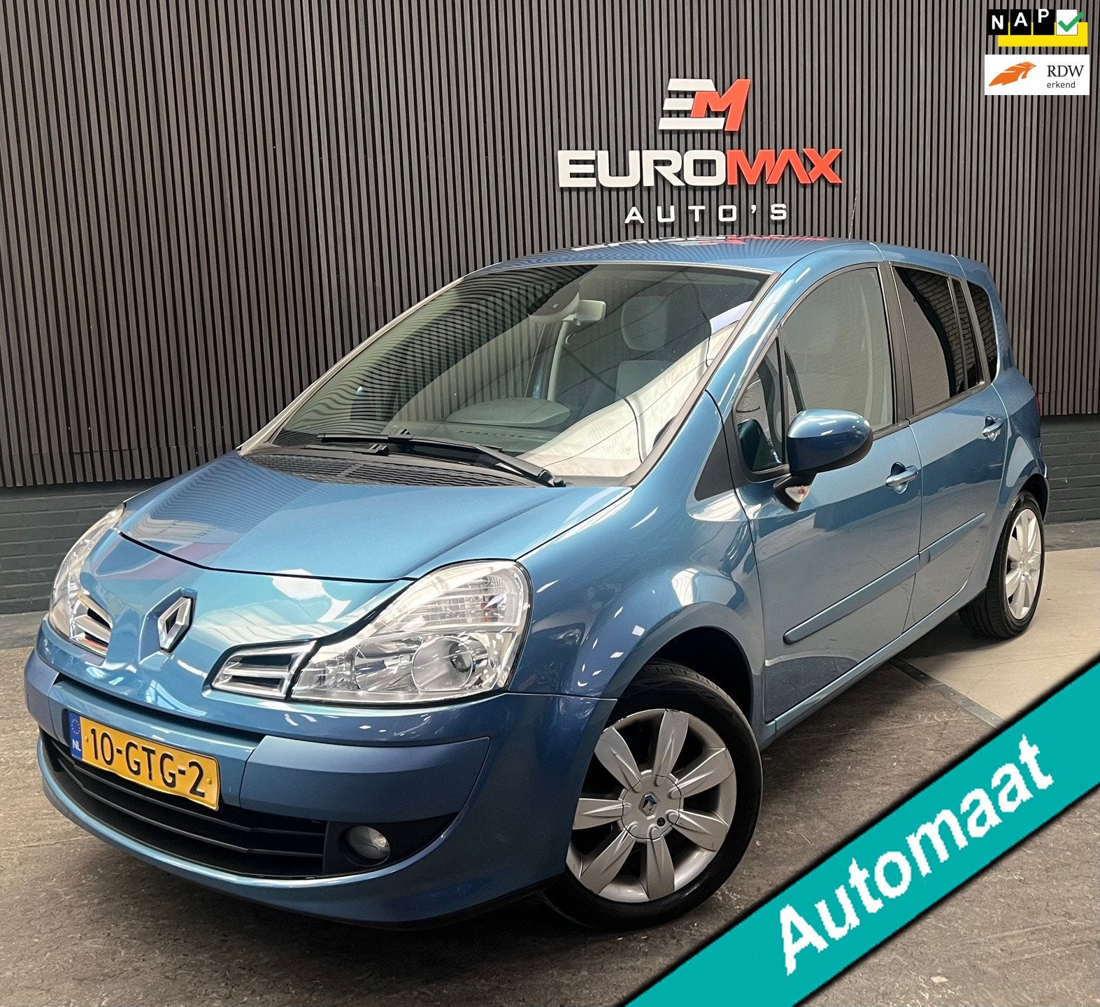 Renault Grand Modus 1.6-16V Dynamique - Automaat - Cruise -, Auto's, Gebruikt, 4 cilinders, Origineel Nederlands, Bedrijf