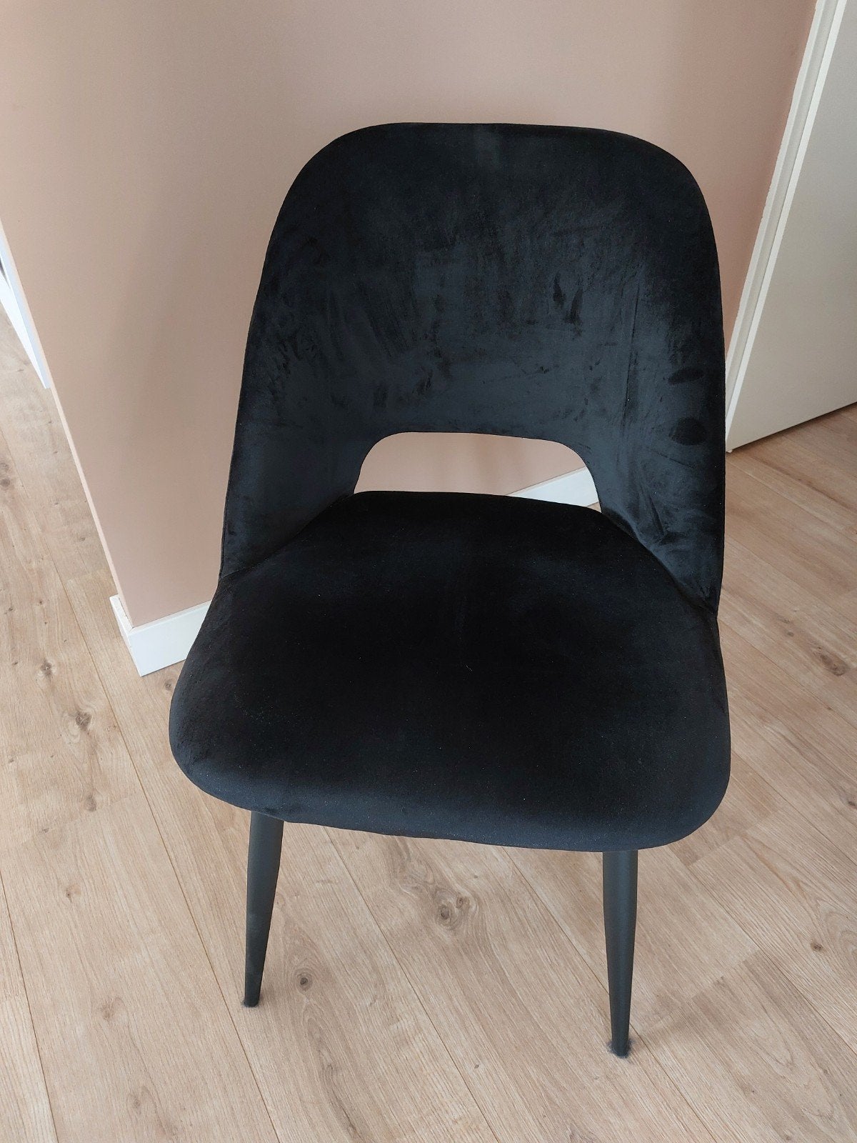 Stoelen, Ophalen, Zo goed als nieuw, Zwart, Vier