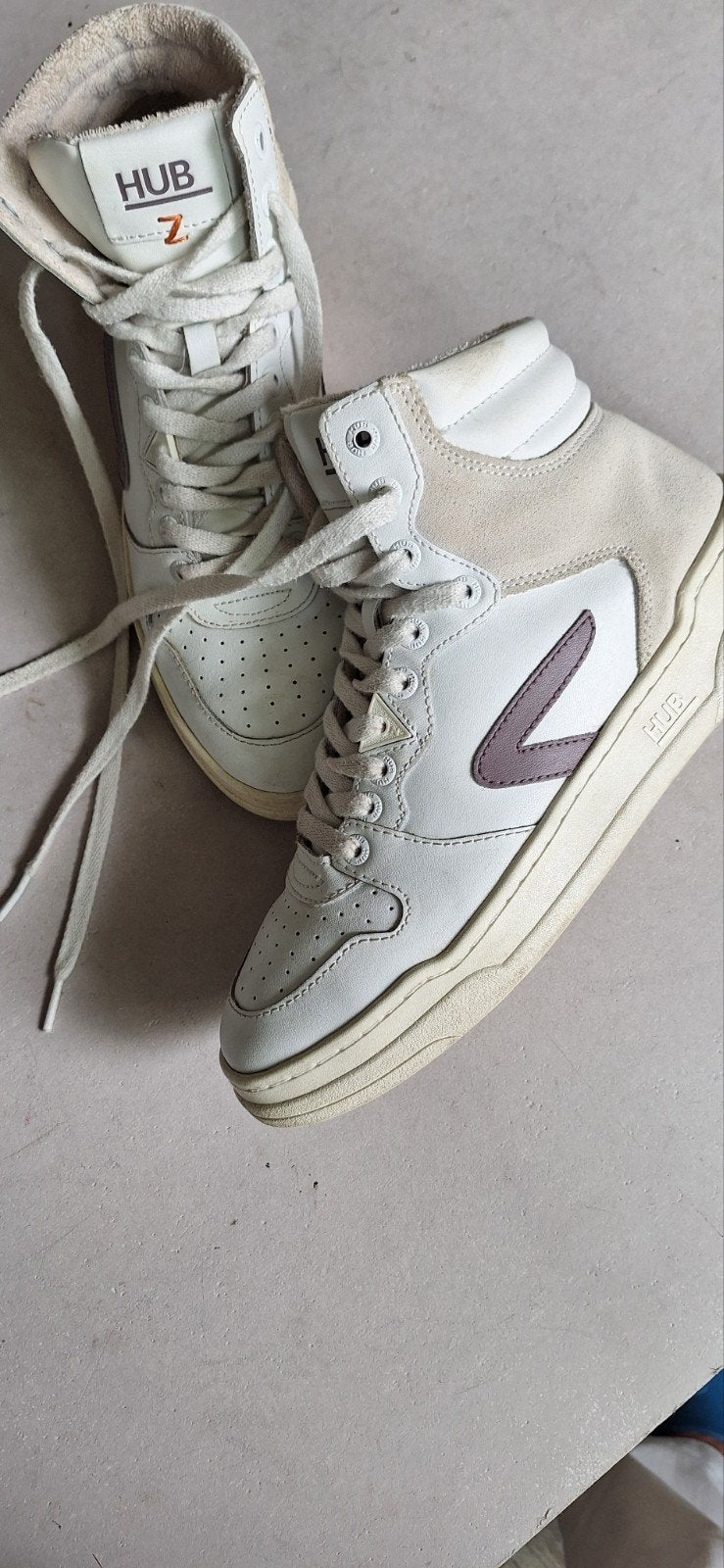 Z.g.a.n HUB sneakers schoenen mt 39, Wit, Ophalen of Verzenden, HUB, Sneakers of Gympen