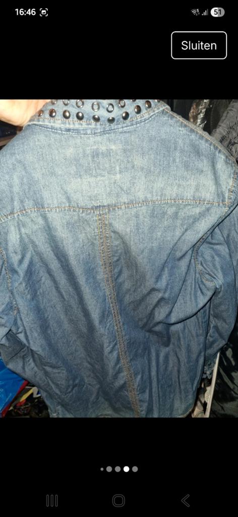 Stoer spijkeroverhemd met studs, Blauw, Y.TWOJEANS, Ophalen of Verzenden, Overige halswijdtes