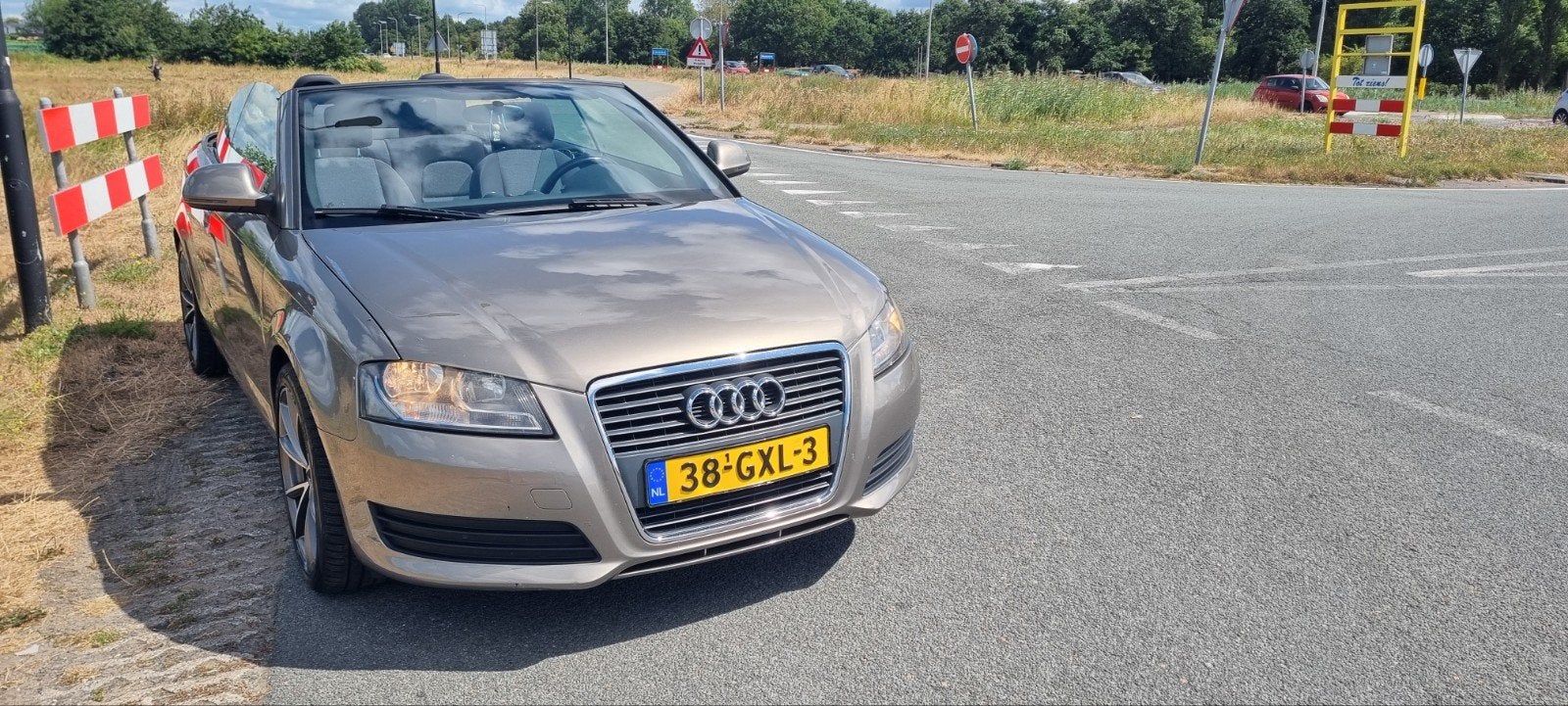 Audi A3 1.8 Tfsi 118KW Cabrio AUT 2008 Bruin, Stof, 4 cilinders, Bluetooth, Origineel Nederlands